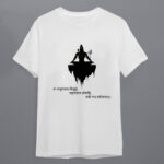 lord shiva white tshirt