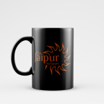 Mug Jaipur Dialogues - Black & Orange