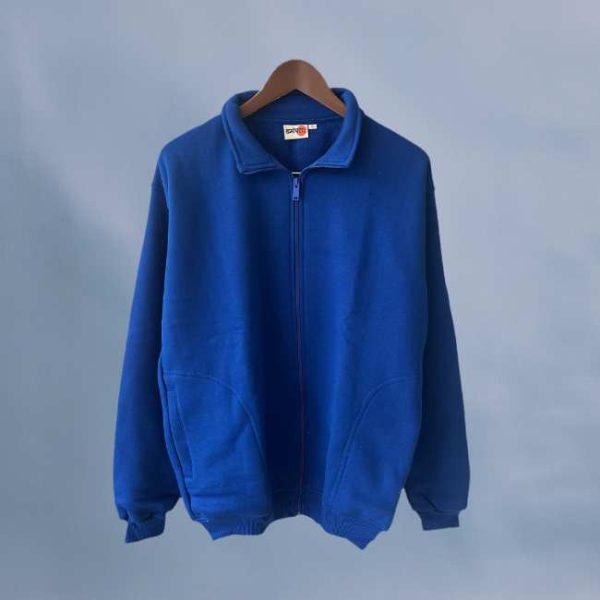 blue-winter-jacket -plain-front