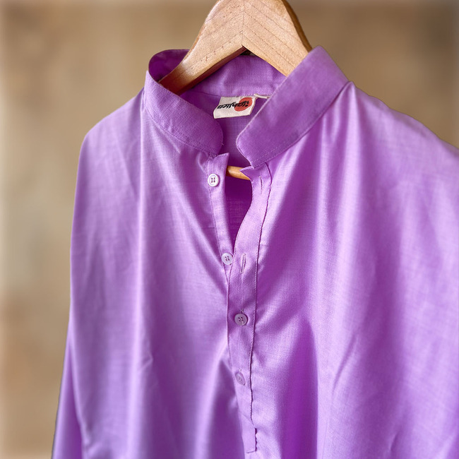 jaipuri-long-kurta-lavender-side